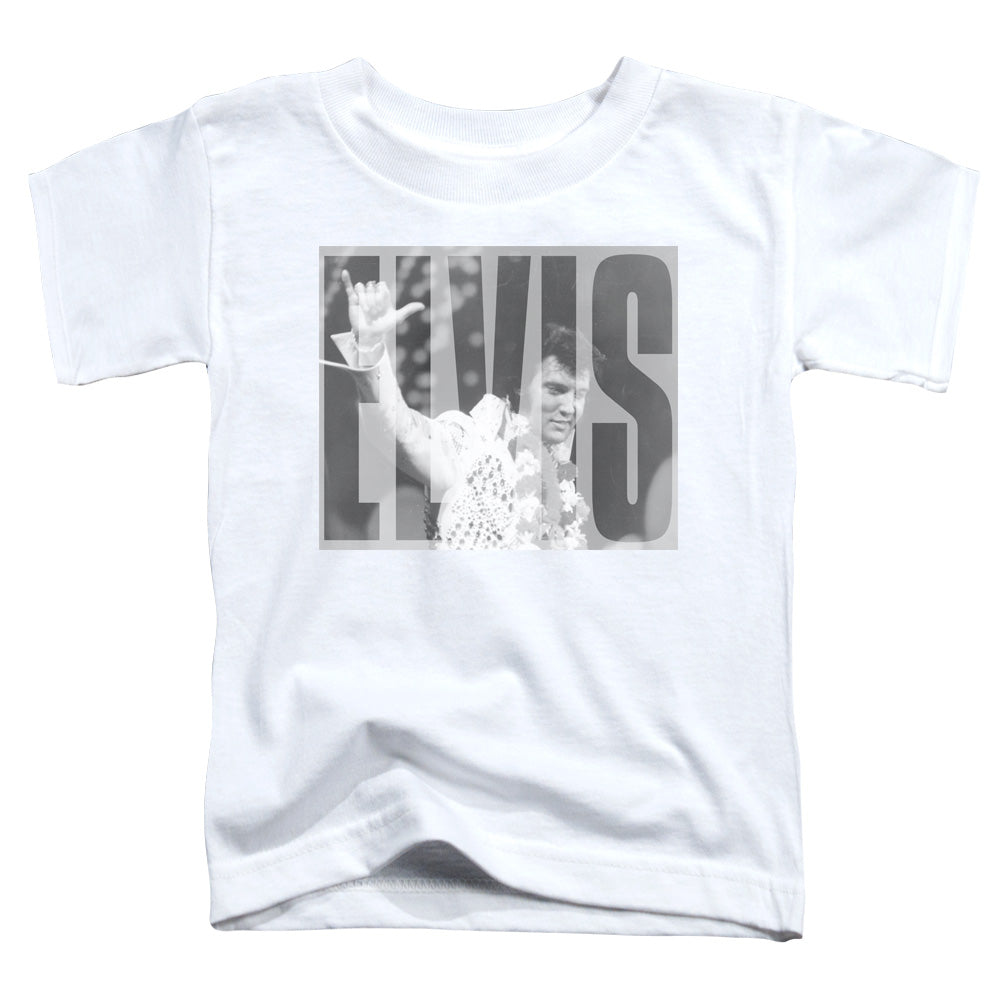 Elvis Presley Aloha Gray Toddler Kids Youth T Shirt White Officially Licensed