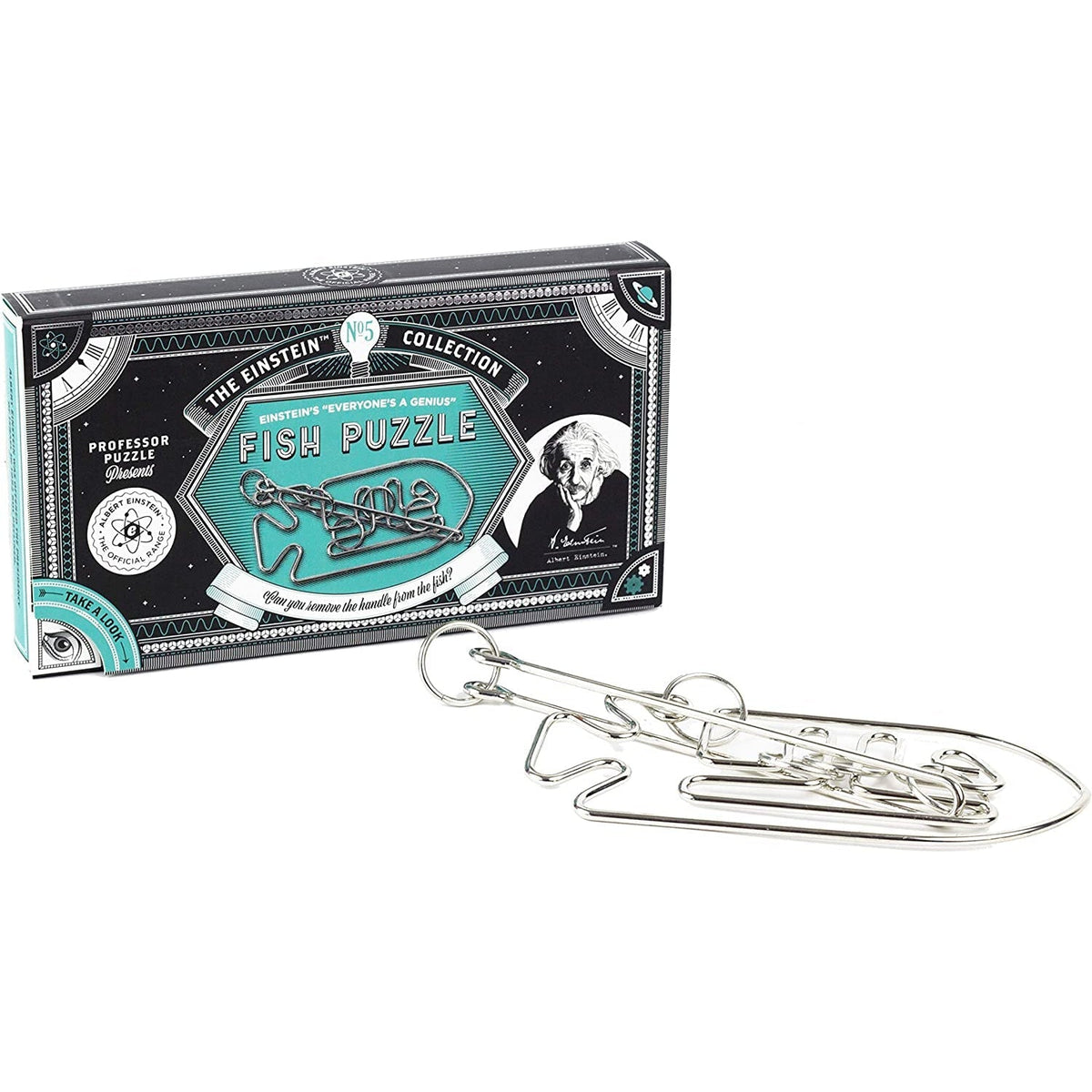 Einstein's "Everyone's a Genius" Fish Puzzle Professor Puzzle