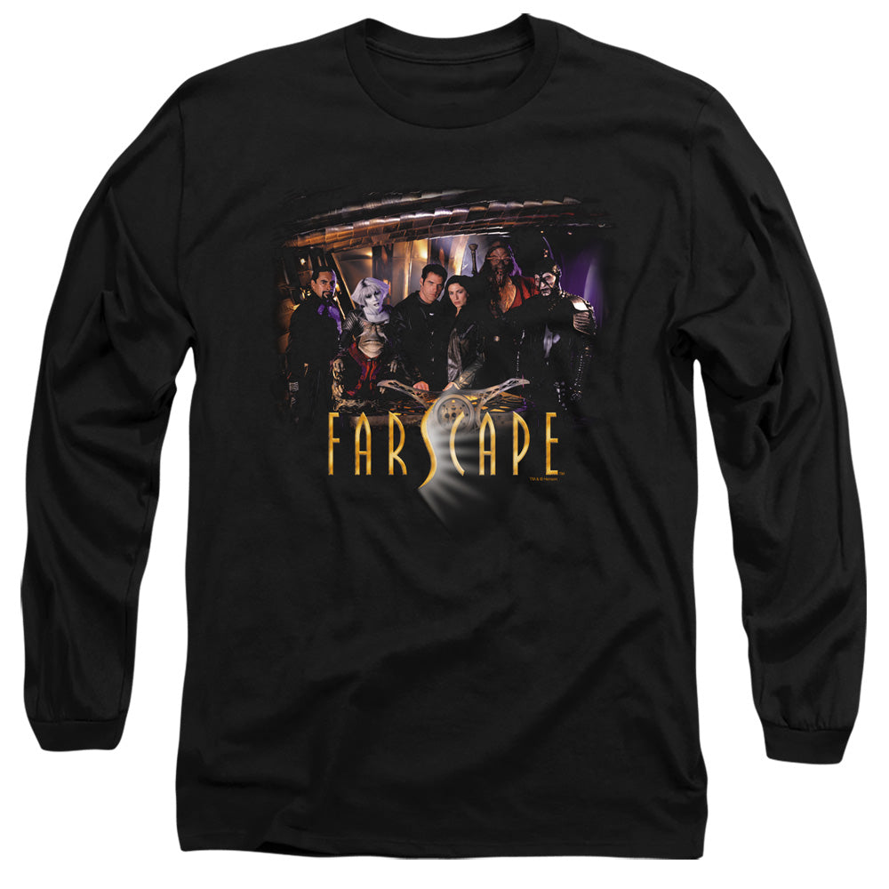 Farscape Cast Mens Long Sleeve Shirt Black Officially Licensed Officially Licensed