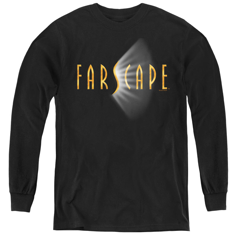 Farscape Logo Long Sleeve Kids Youth T Shirt Black Officially Licensed