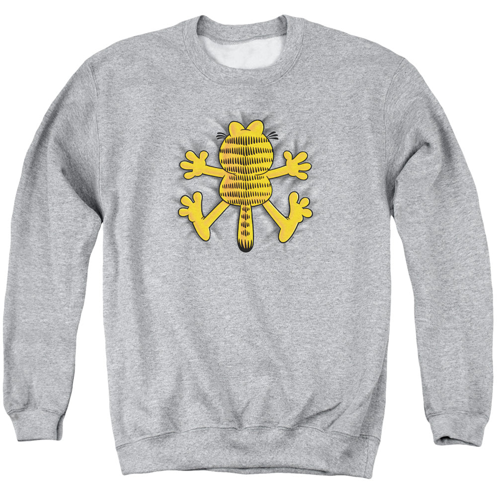 Garfield Ow Mens Crewneck Sweatshirt Athletic Heather