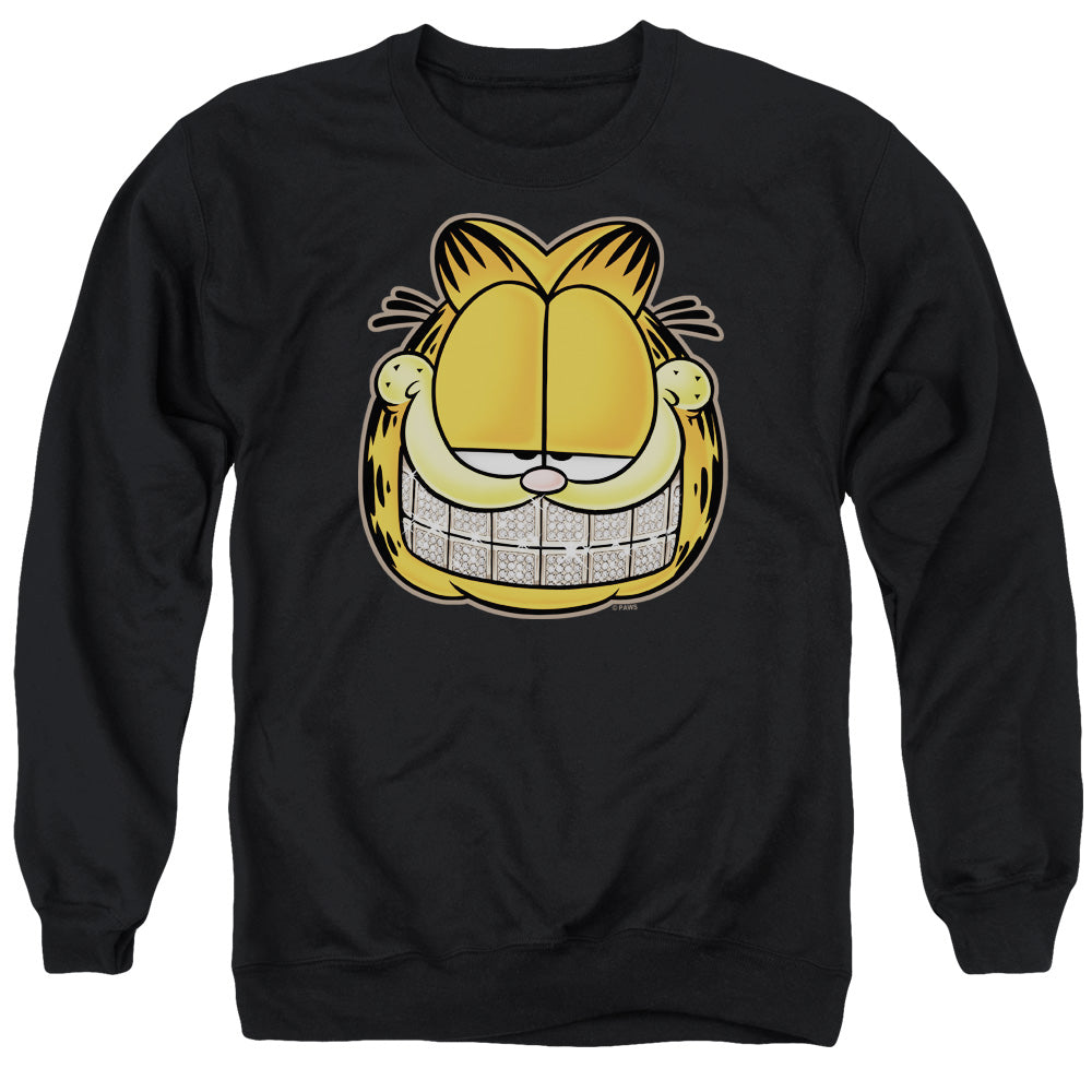 Garfield Nice Grill Mens Crewneck Sweatshirt Black