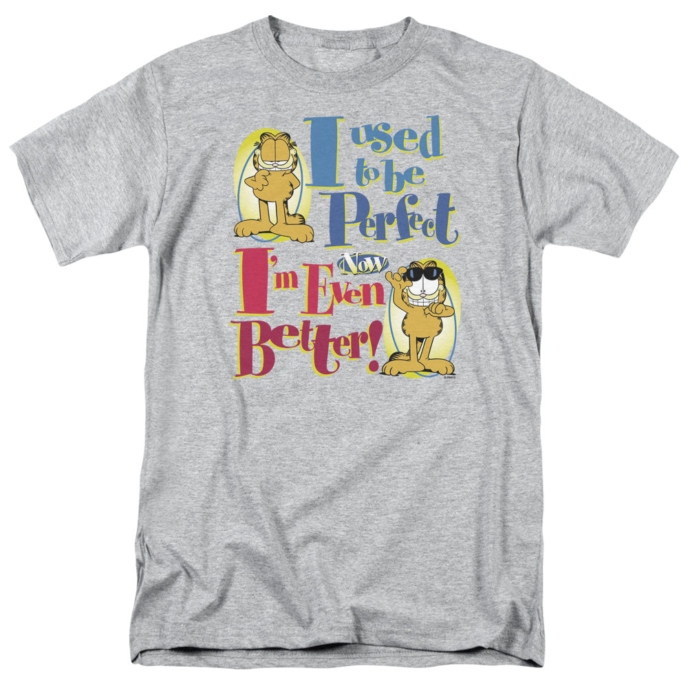 Garfield Even Better Mens T Shirt Athletic Heather Officially Licensed