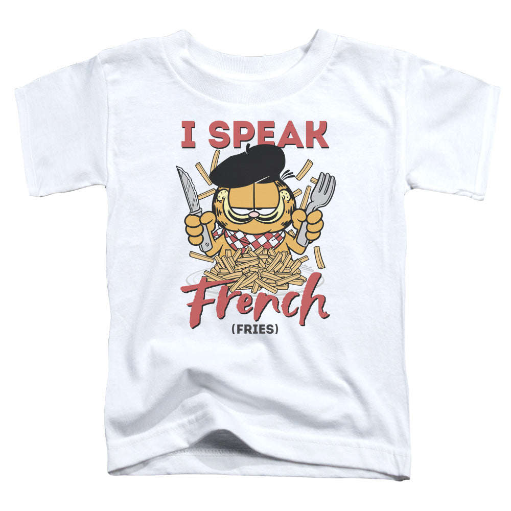 Garfield Speaking Love Toddler Kids Youth T Shirt White