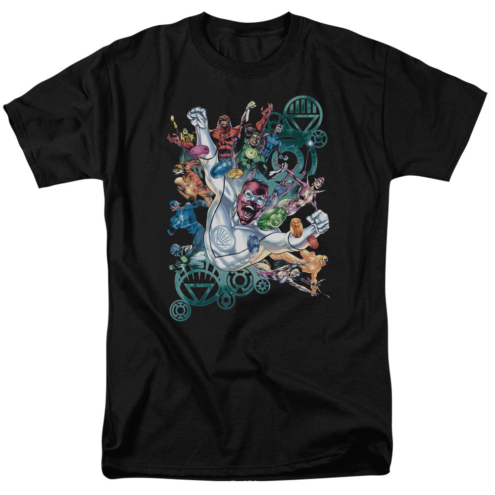 Green Lantern Lanterns Unite Mens T Shirt Black Officially Licensed