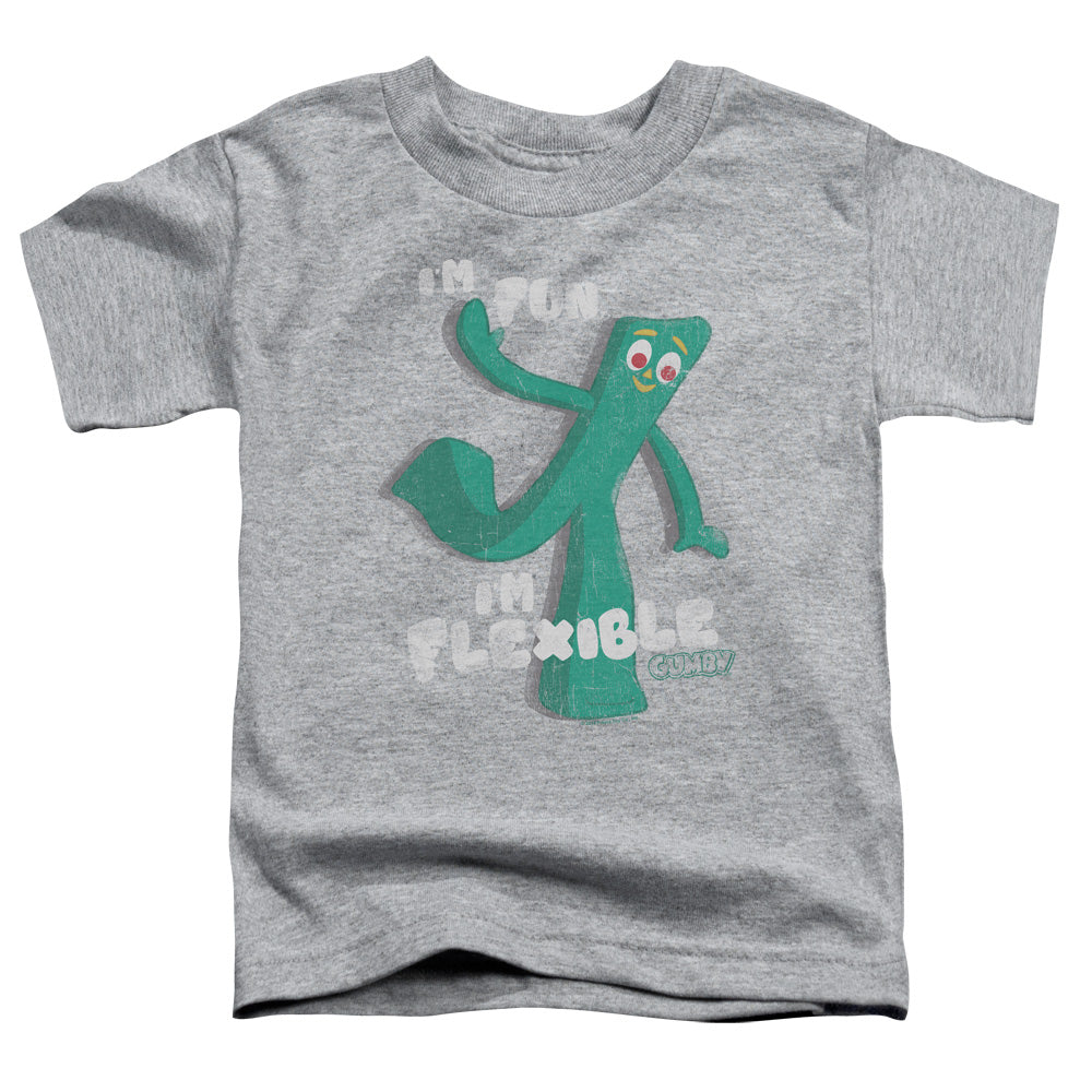 Gumby Flex Toddler Kids Youth T Shirt Athletic Heather
