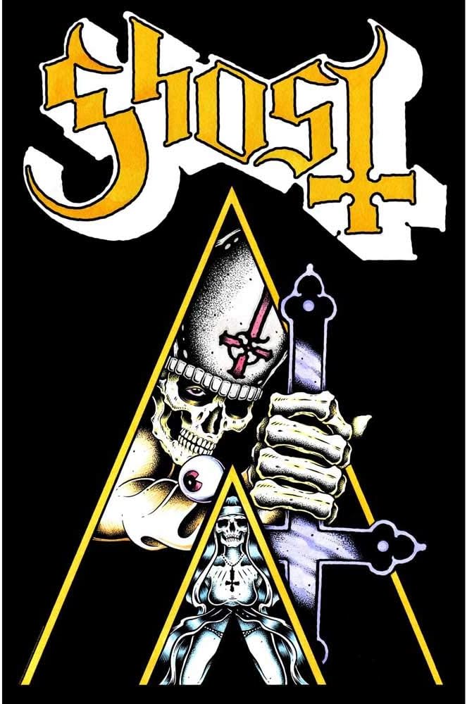 Ghost Clockwork - Textile Poster Flag