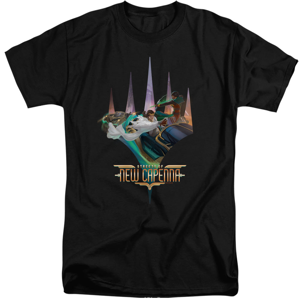 Magic The Gathering Planeswalker Logo Mens Tall T Shirt Black Officially Licensed