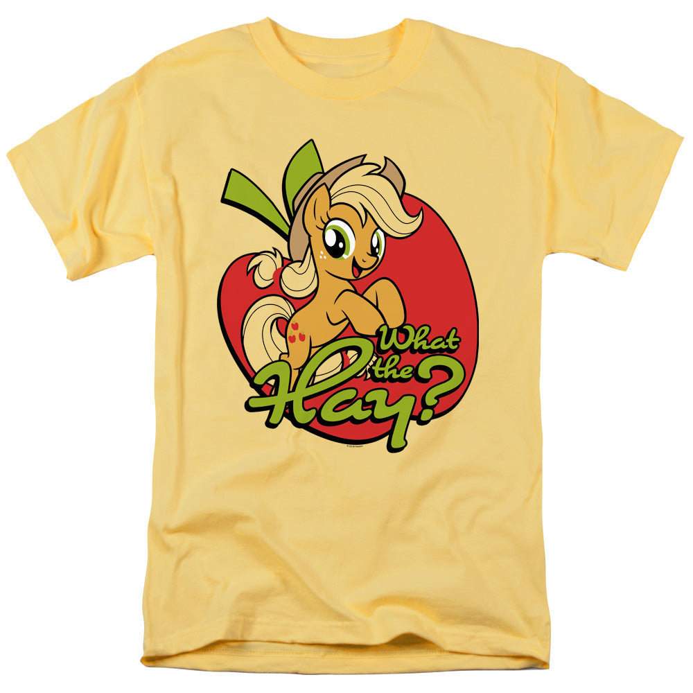 My Little Pony Tv What the Hay Mens T Shirt Yellow Officially Licensed