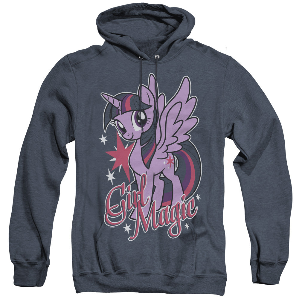 My Little Pony Tv Girl Magic Heather Mens Hoodie Navy Blue Officially Licensed