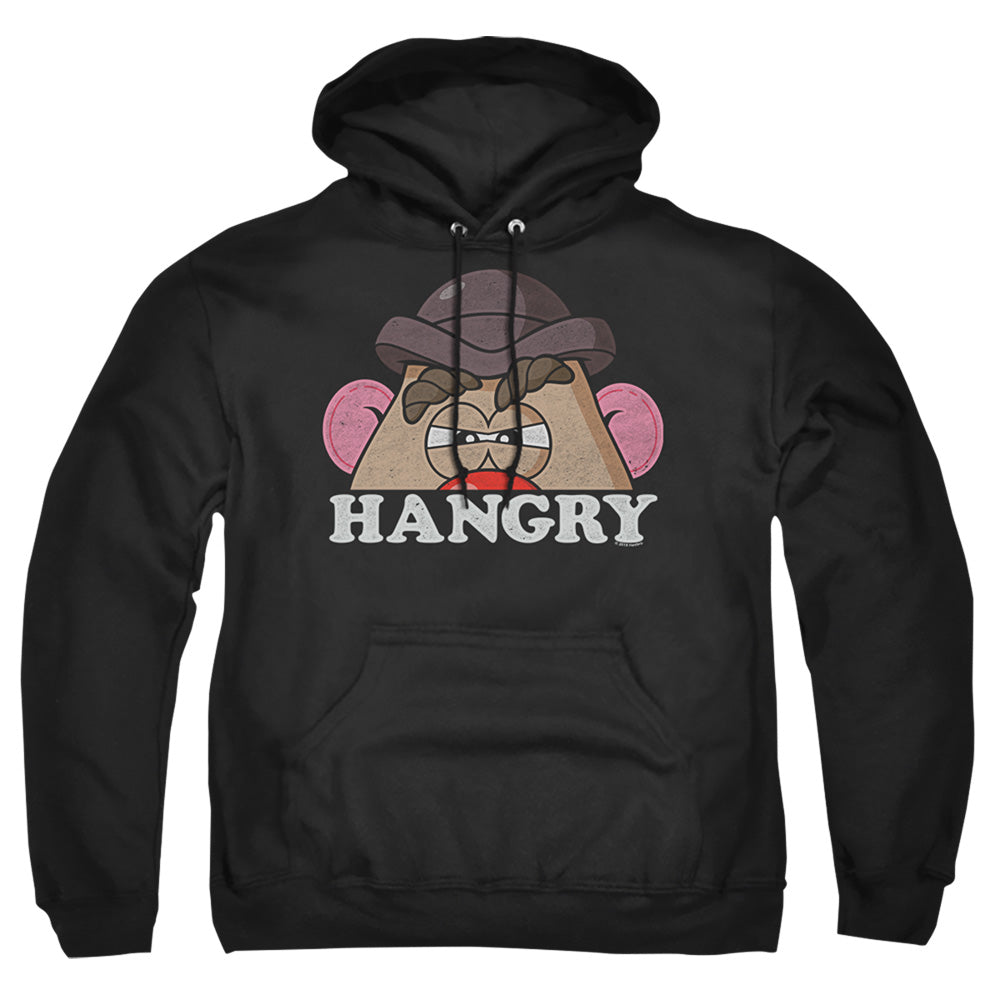 Mr Potato Head Hangry Mens Hoodie Black Officially Licensed