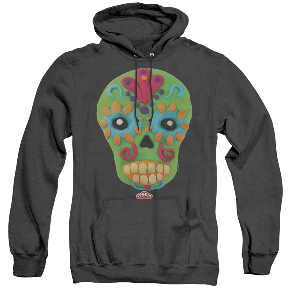 Play Doh Sugar Skull Mens Heather Hoodie Black Officially Licensed