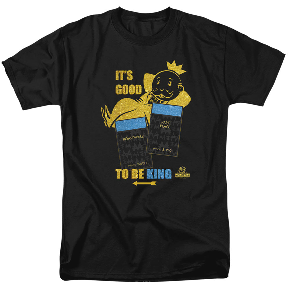 Monopoly Its Good To Be King Mens T Shirt Black Officially Licensed
