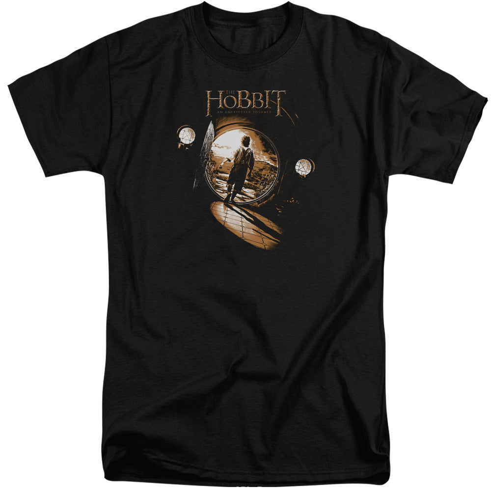 The Hobbit Hobbit Hole Mens Tall T Shirt Black Officially Licensed