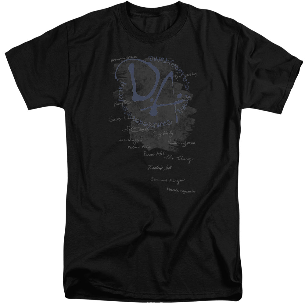 Harry Potter Dumbledores Army Mens Tall T Shirt Black Officially Licensed