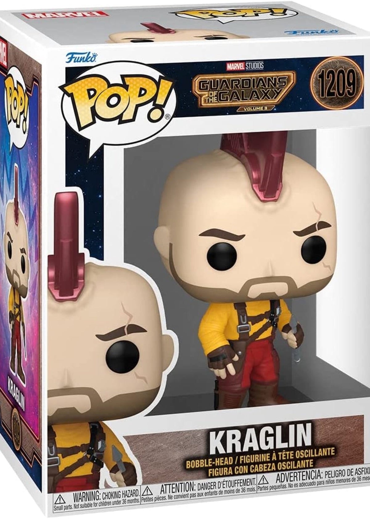 Funko Pop Guardians Of The Galaxy Volume 3 Kraglin 1209