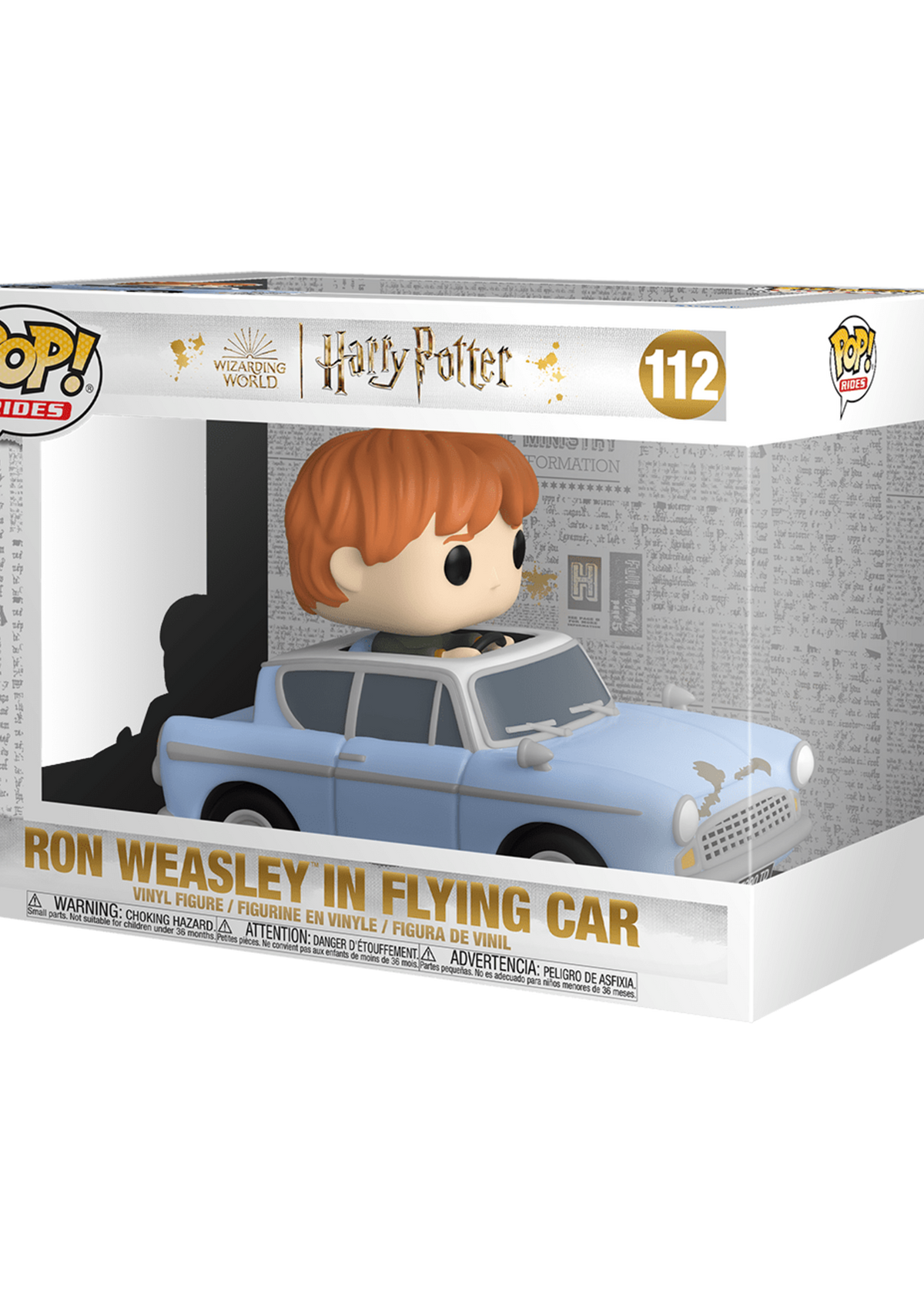 Funko Pop Harry Potter Ron Weasley In Flying Car