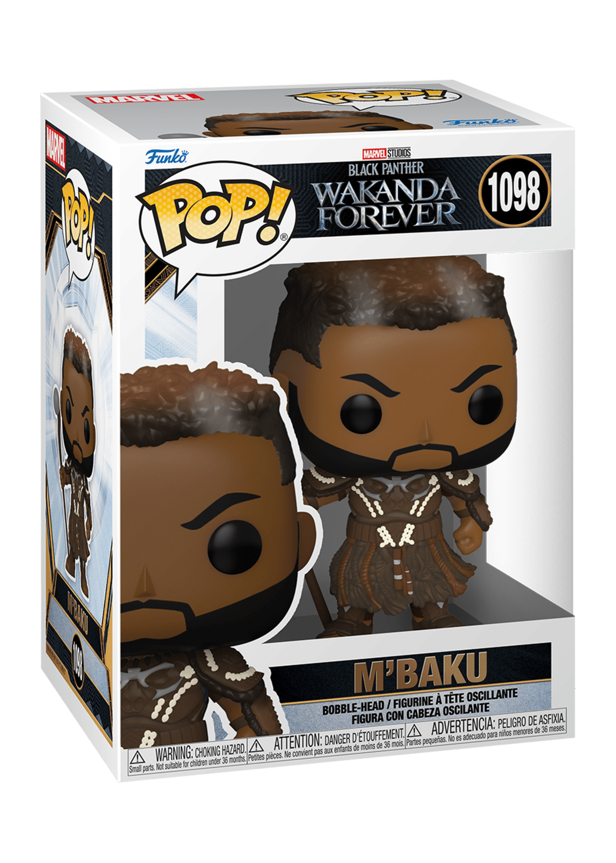 Funko Pop Marvel Black Panther Wakanda Forever Mbaku