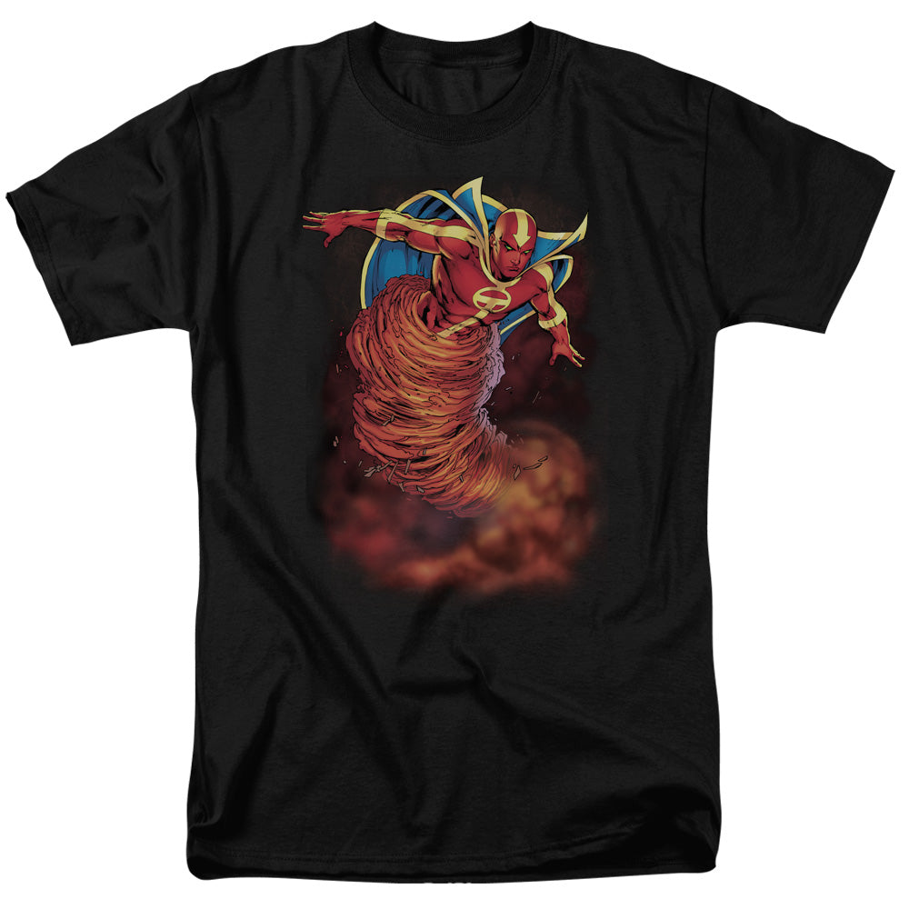 Red Tornado Cloud Mens T Shirt Black Officially Licensed