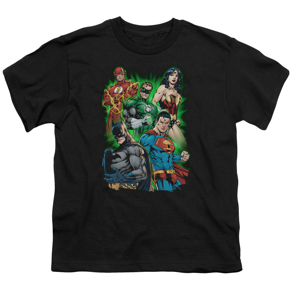 Justice League Will Power Kids Youth T Shirt Black Officially Licensed