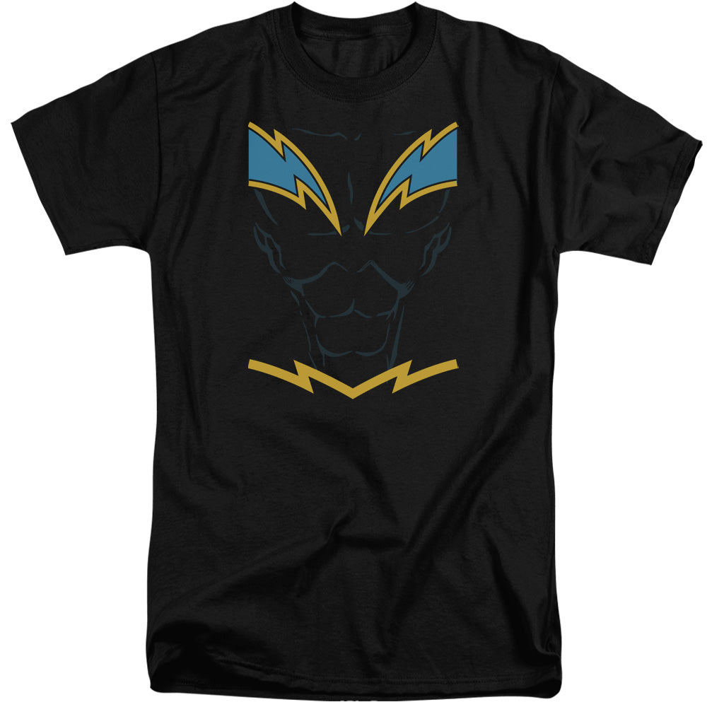 Justice League Black Lightning Mens Tall T Shirt Black Officially Licensed