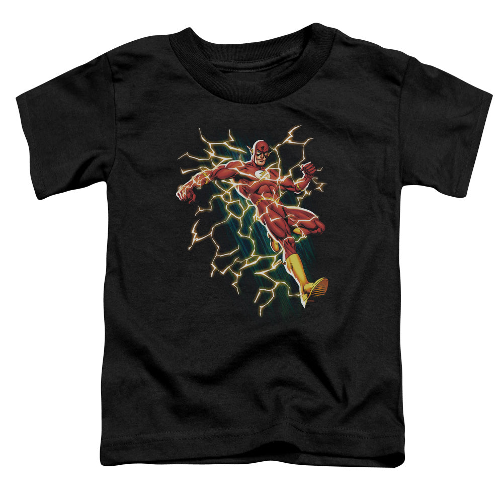 Justice League Electric Death Toddler Kids Youth T Shirt Black Officially Licensed