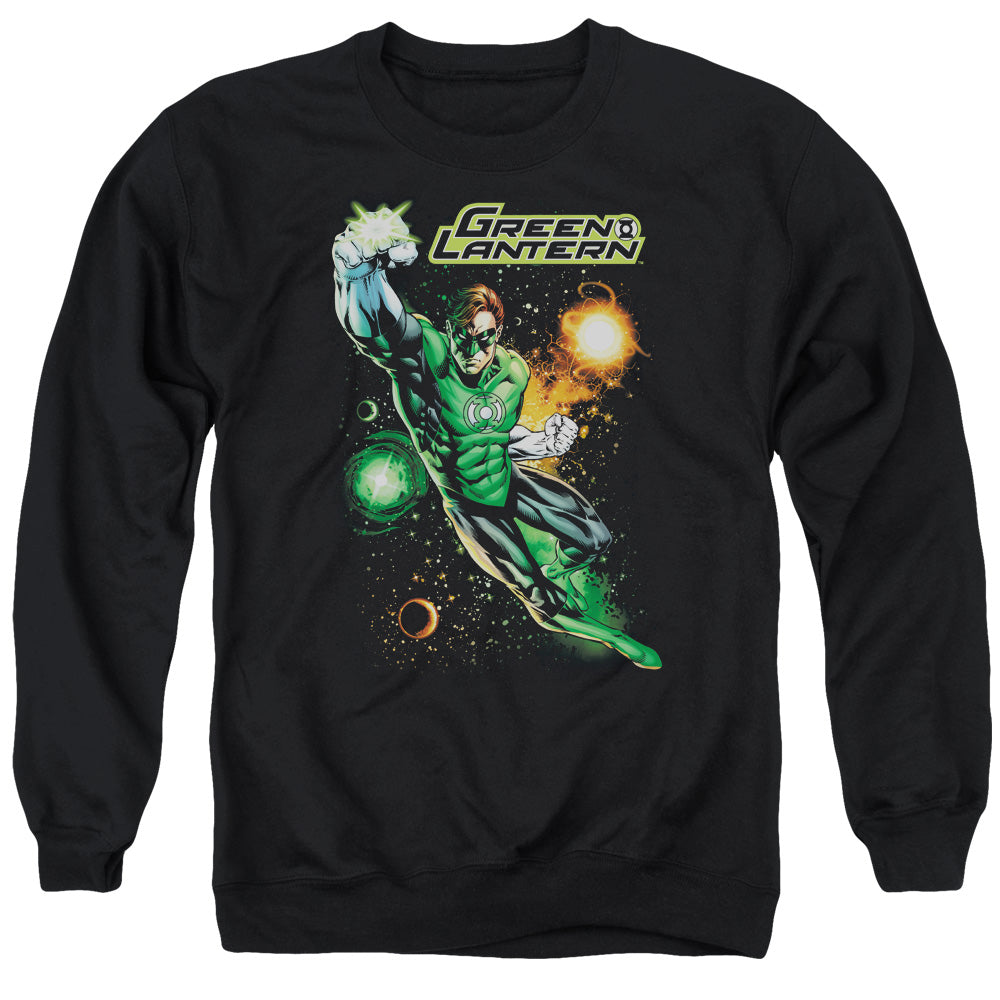Justice League Galactic Guardian Mens Crewneck Sweatshirt Black Officially Licensed