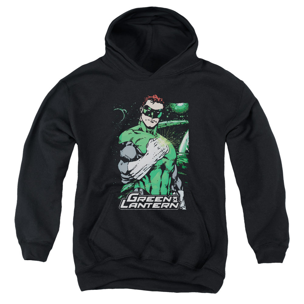 Justice League Fist Flare Kids Youth Hoodie Black Officially Licensed