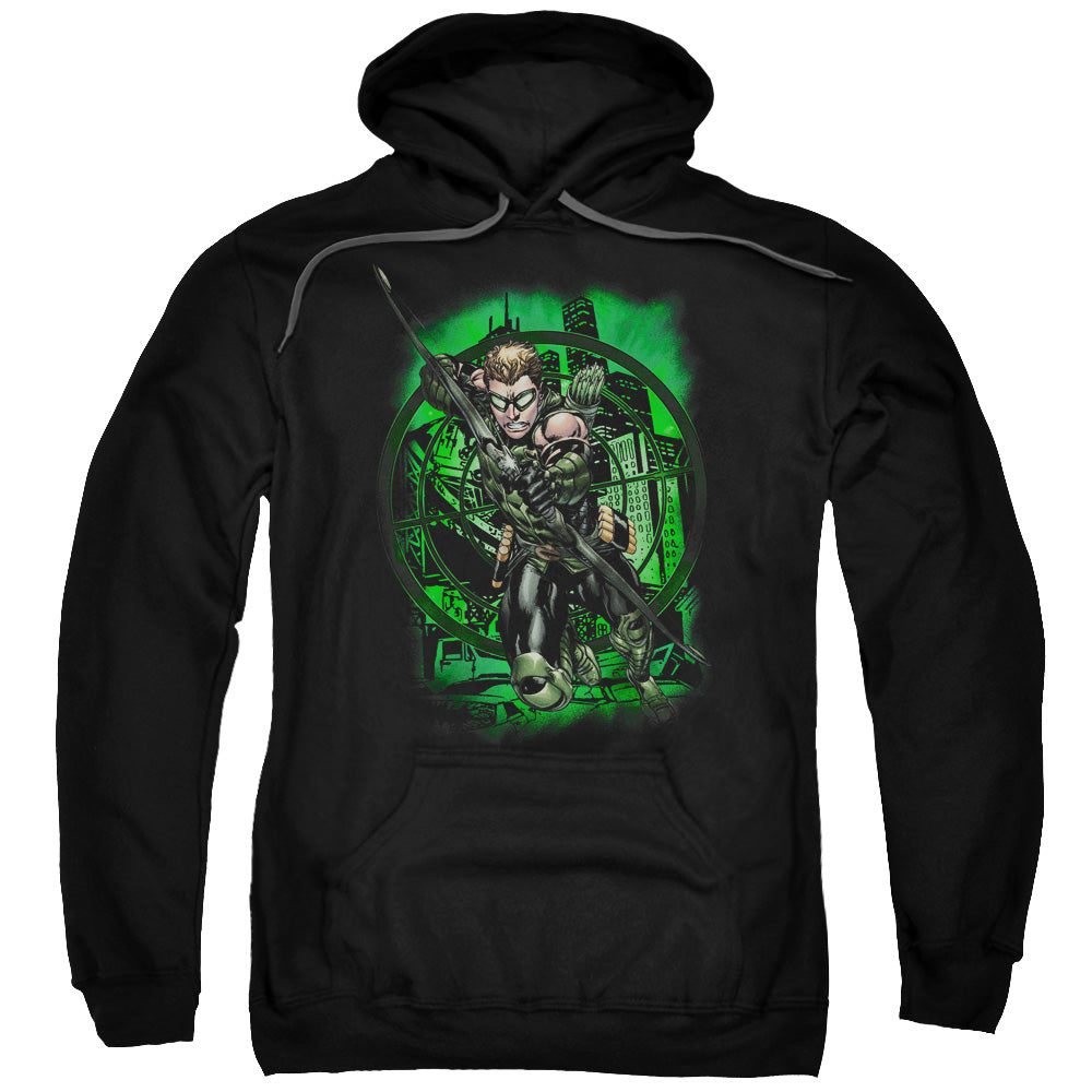 Justice League in My Sight Mens Hoodie Black Officially Licensed