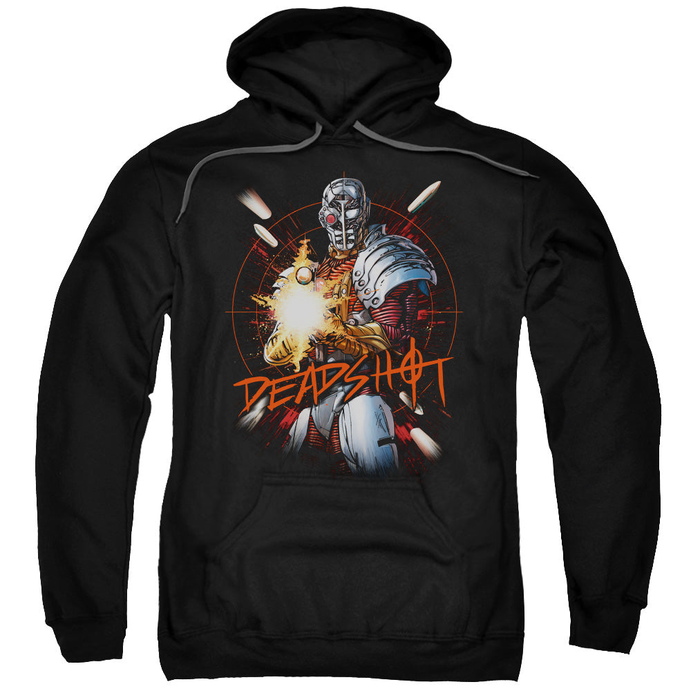 Justice League Deadshot Mens Hoodie Black Officially Licensed