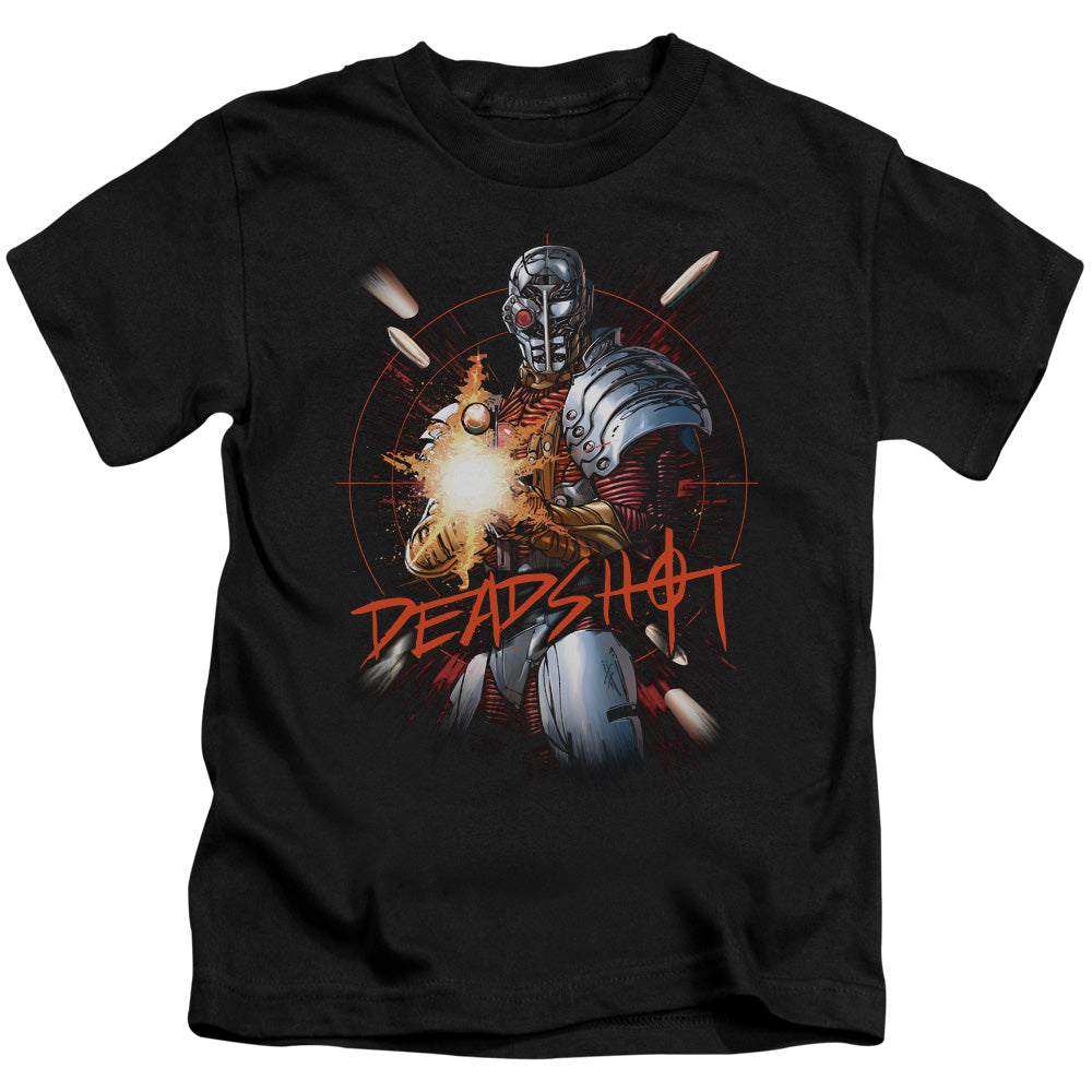 Justice League Deadshot Juvenile Kids Youth T Shirt Black Officially Licensed