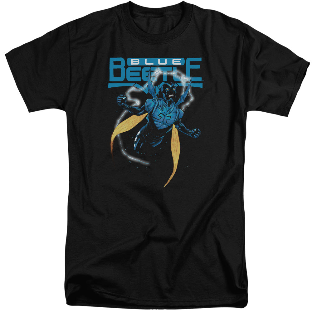Justice League Blue Beetle Mens Tall T Shirt Black Officially Licensed