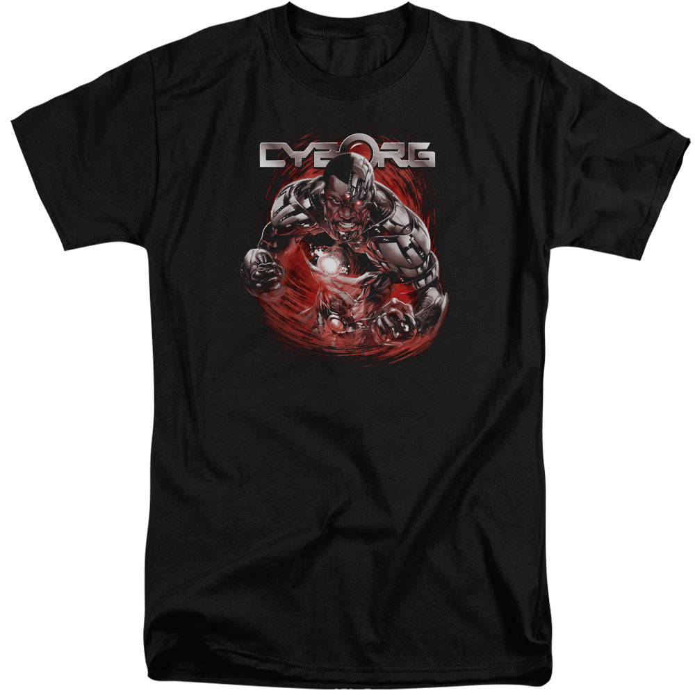 Justice League Engaged Mens Tall T Shirt Black Officially Licensed