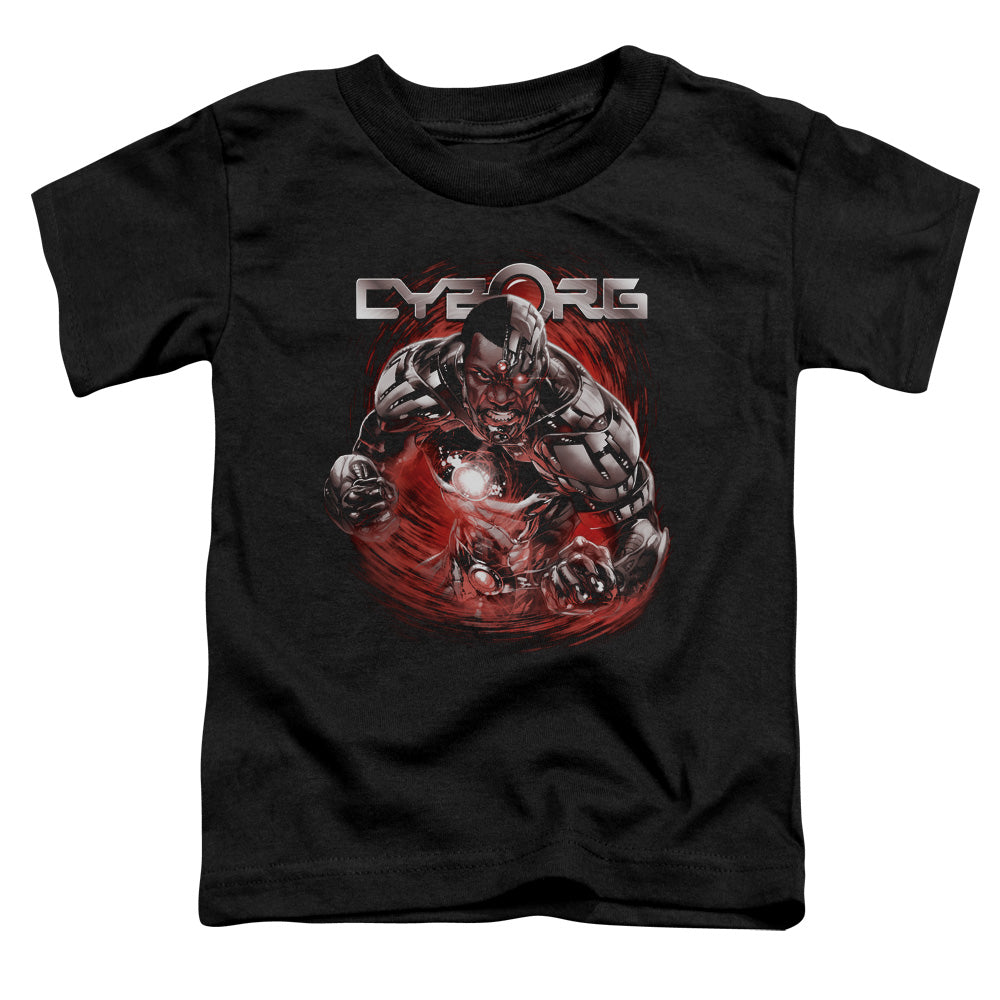 Justice League Engaged Toddler Kids Youth T Shirt Black Officially Licensed