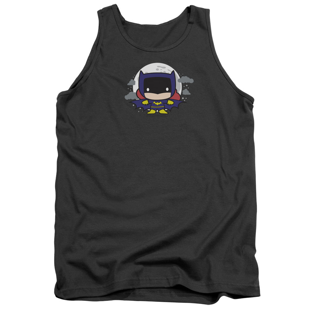 Justice League Batgirl Chibi Mens Tank Top Shirt Charcoal Officially Licensed