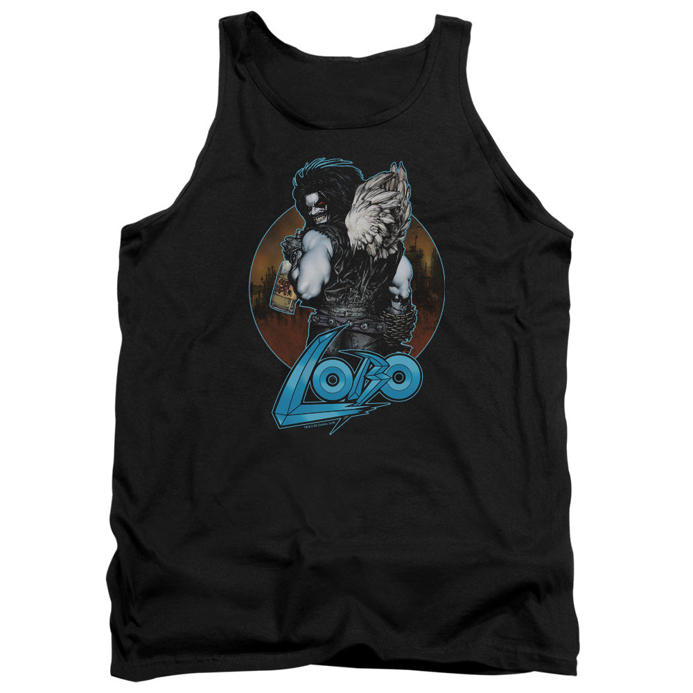Justice League Gut Rot Mens Tank Top Shirt Black Officially Licensed