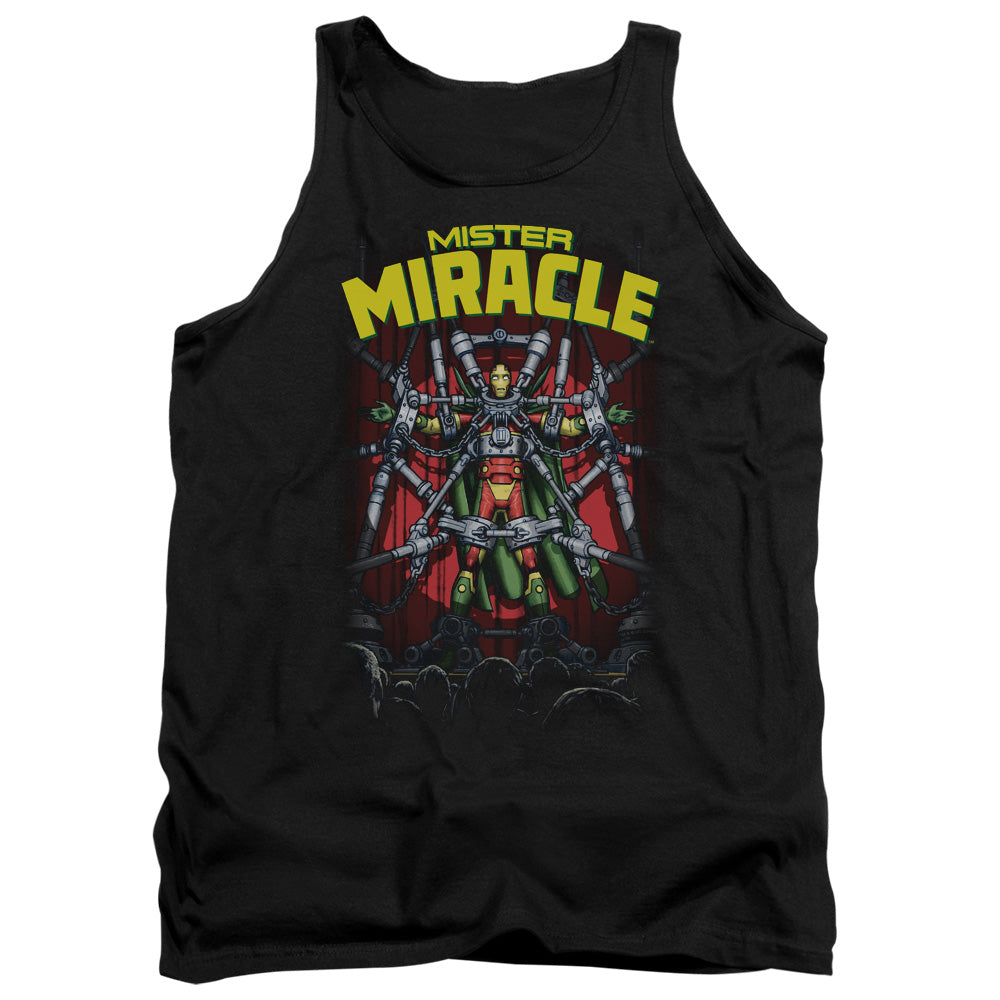 Justice League Mister Miracle Mens Tank Top Shirt Black Officially Licensed