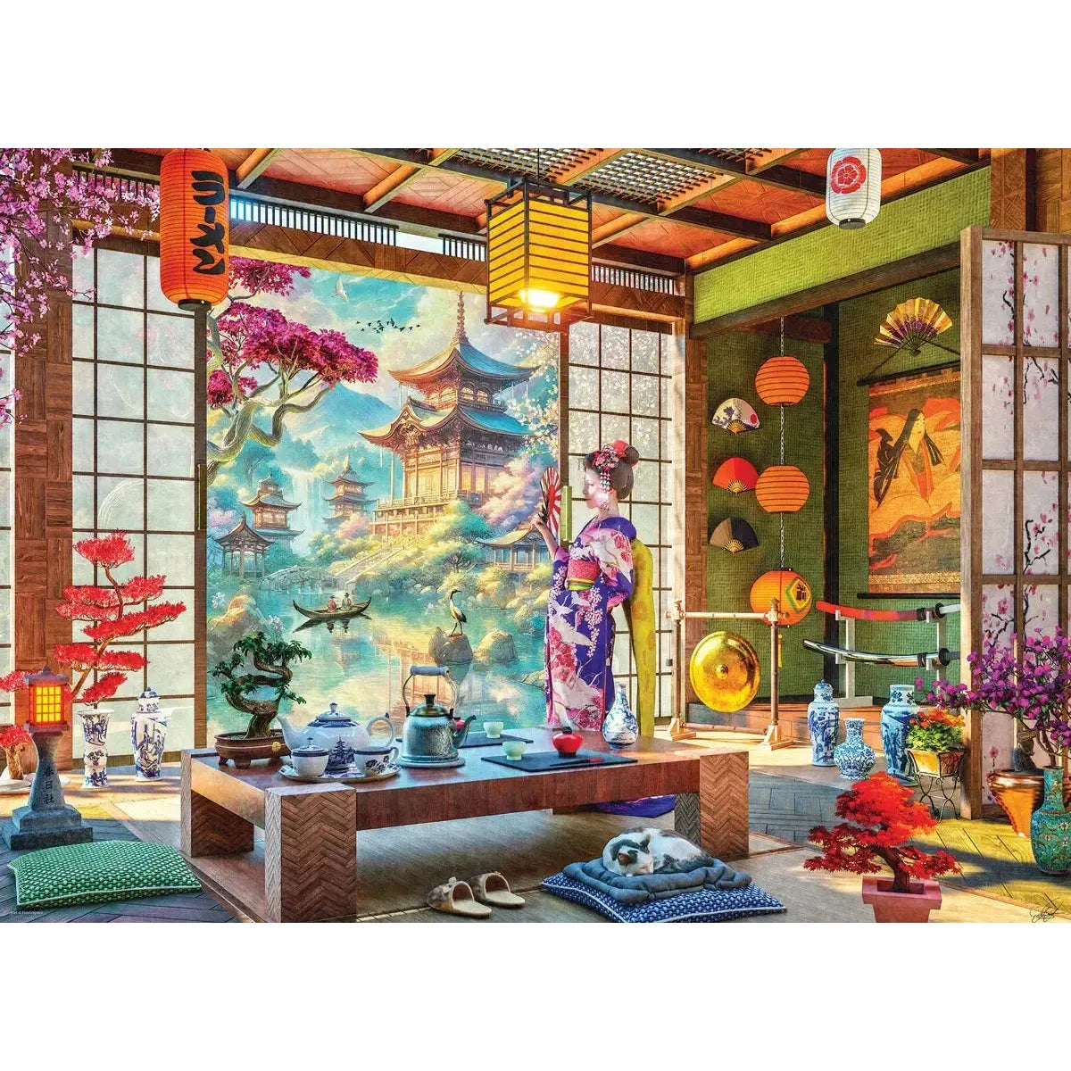 Japan Tea Room 1000 Piece Jigsaw Puzzle Eurographics
