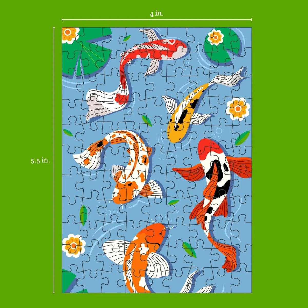 Koi 99 Piece Mini Jigsaw Puzzle Puzzledly
