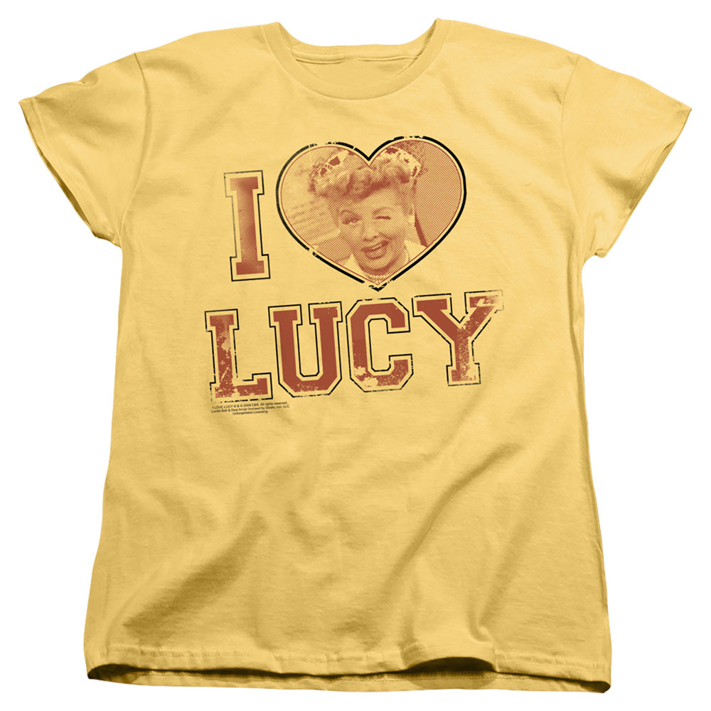 I Love Lucy I Heart Lucy Womens T Shirt Banana Officially Licensed