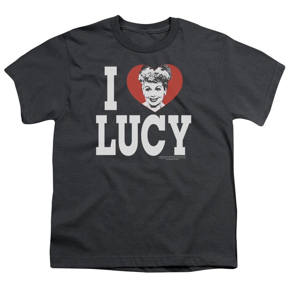 I Love Lucy I Love Lucy Kids Youth T Shirt Charcoal Officially Licensed