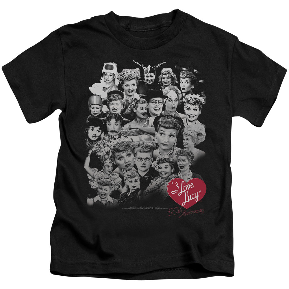 I Love Lucy 60 Years of Fun Juvenile Kids Youth T Shirt Black Officially Licensed
