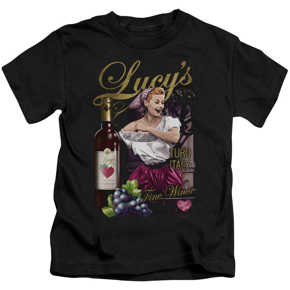 I Love Lucy Bitter Grapes Juvenile Kids Youth T Shirt Black Officially Licensed