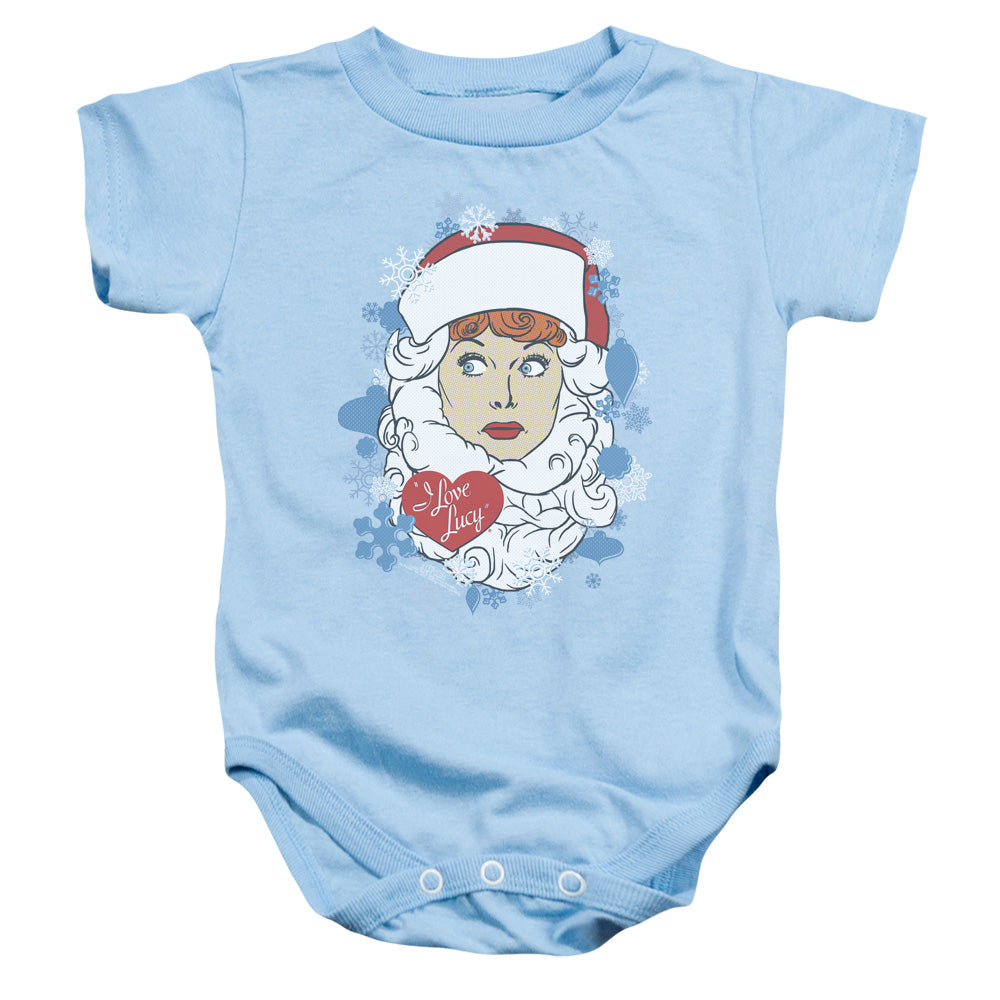 I Love Lucy Beard Flakes Infant Baby Snapsuit Light Blue Officially Licensed