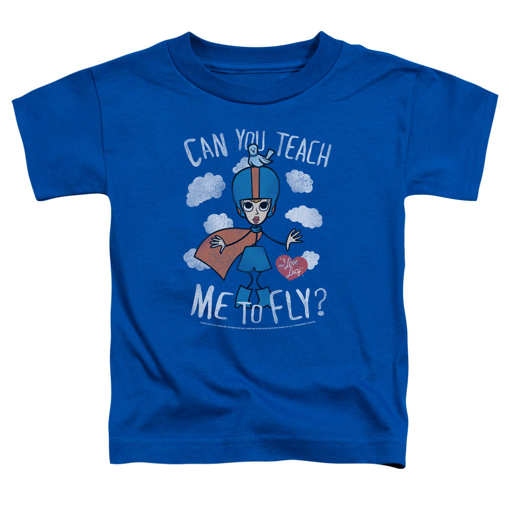 I Love Lucy Fly Toddler Kids Youth T Shirt Royal Blue Officially Licensed