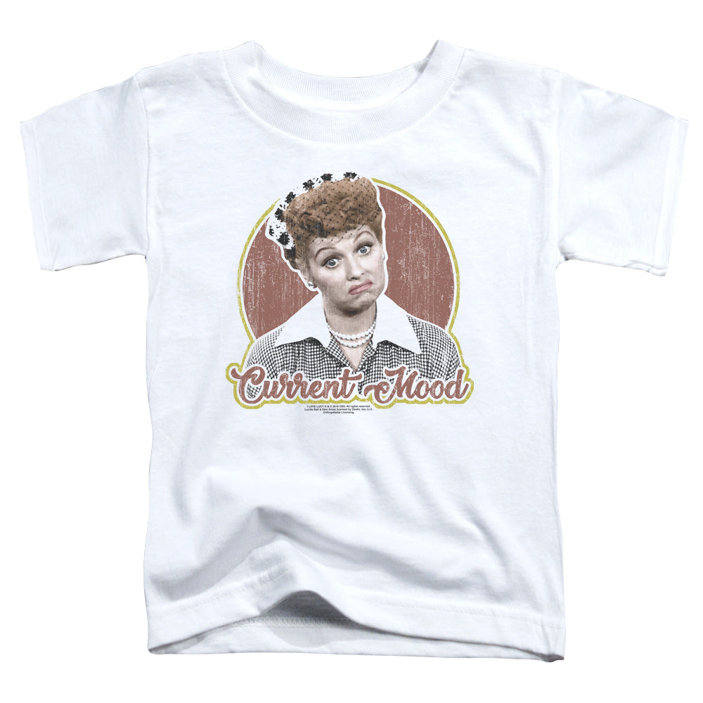 I Love Lucy Current Mood Toddler Kids Youth T Shirt White Officially Licensed