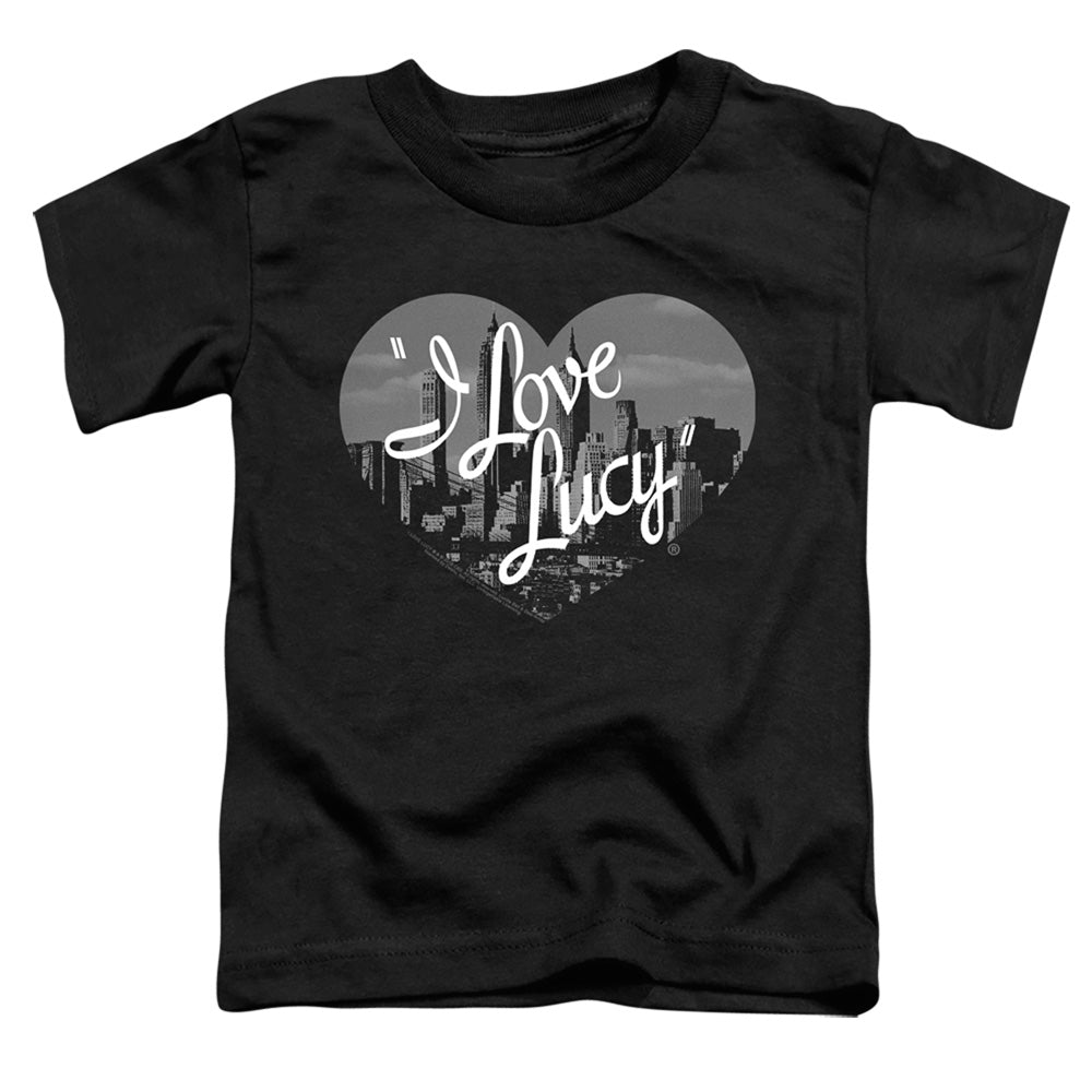 I Love Lucy Nostaic City Toddler Kids Youth T Shirt Black Officially Licensed