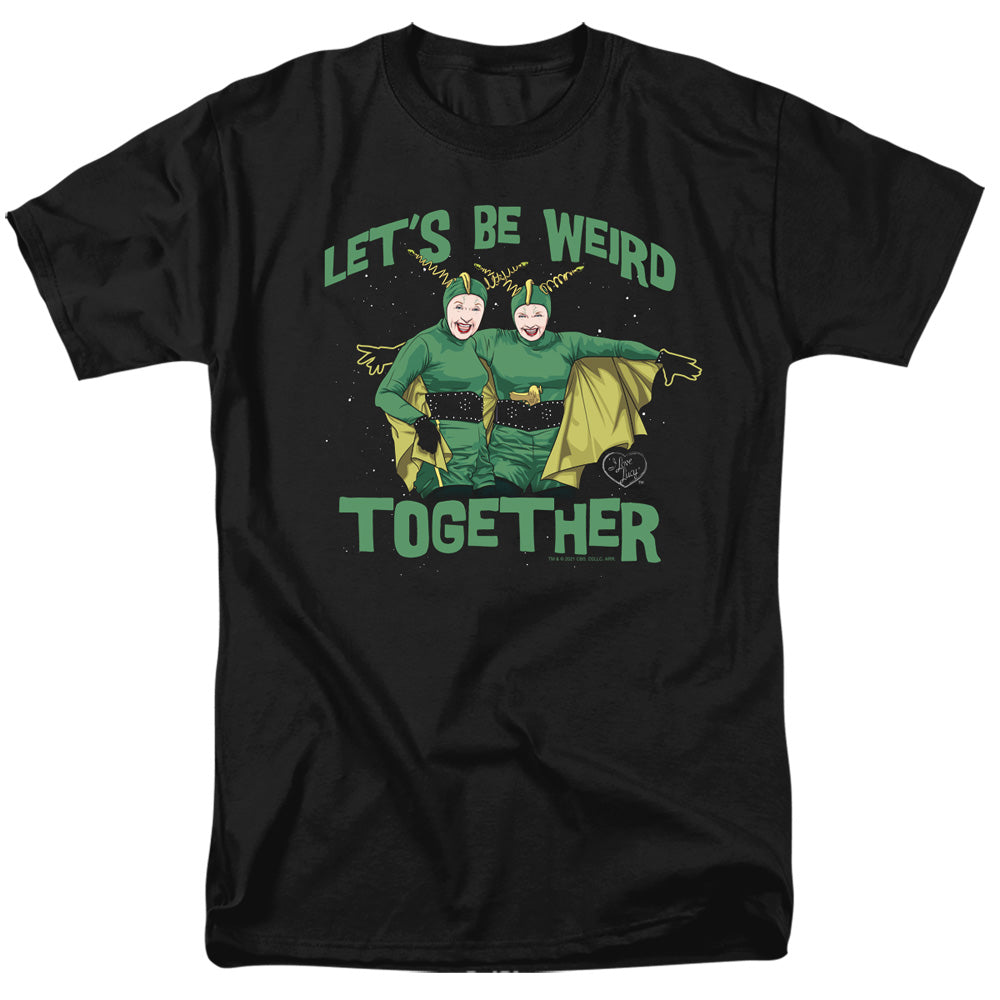 I Love Lucy Weird Together Mens T Shirt Black Officially Licensed