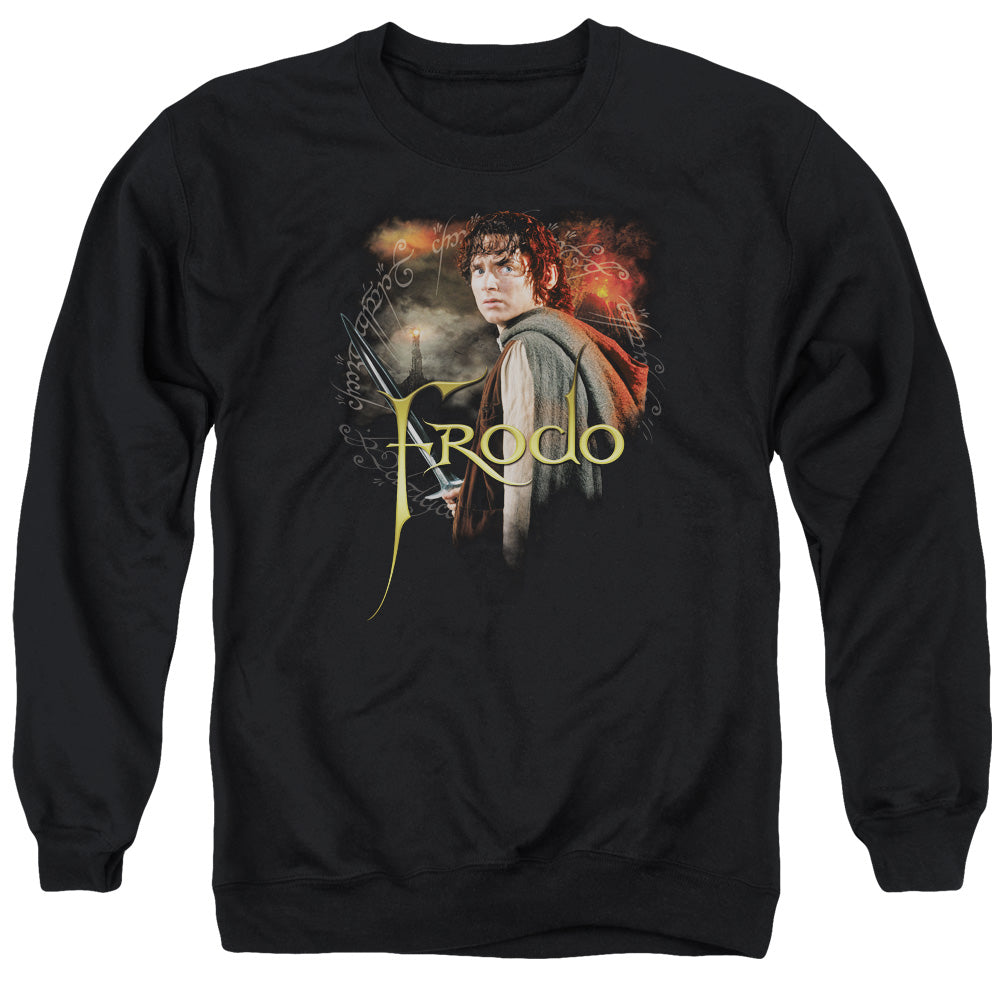Lord Of The Rings Frodo Mens Crewneck Sweatshirt Black