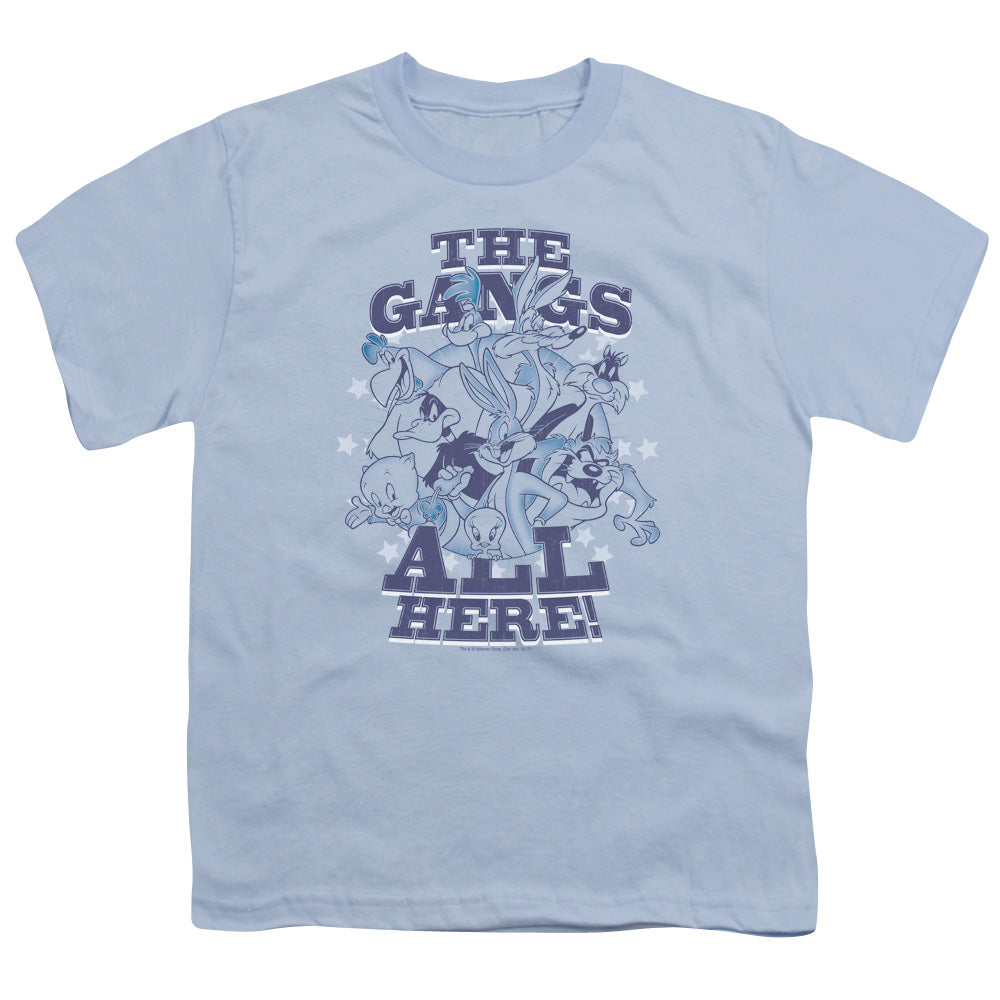 Looney Tunes Blue Gang Kids Youth T Shirt Light Blue Officially Licensed